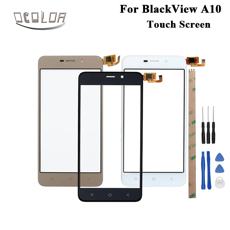 

ocolor For BlackView A10 Touch Screen Lens Sensor Touch Panel Replacement Mobile Phone Accessories +Tools For BlackView A10