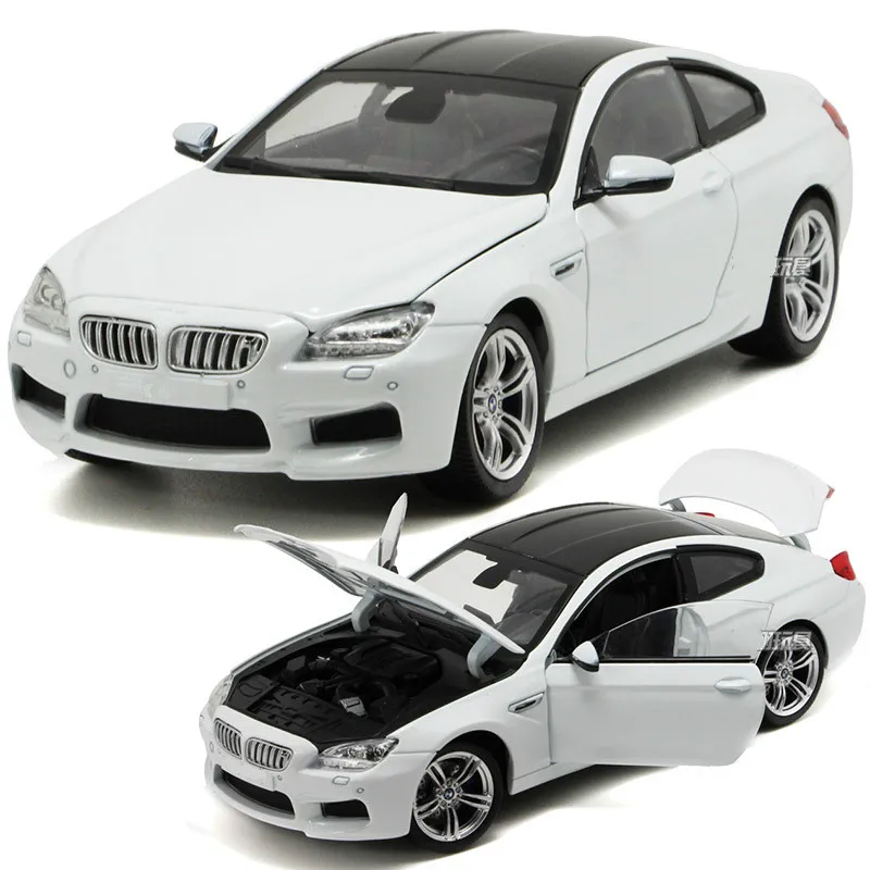 

1:24 for B.MW M6 Alloy Car Model Super Racing Offroad 4x4 Diecast Car Model Collection Gift Toy for Children with Display Stand