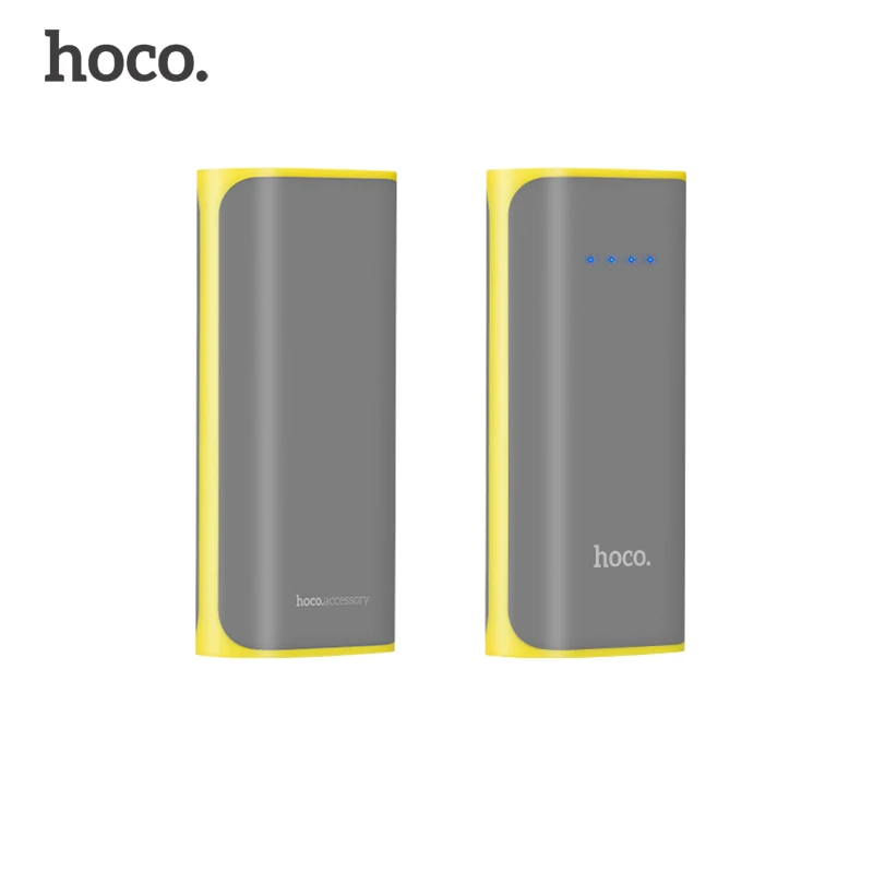 

HOCO B21 5200mAh 18650 Mini USB Power Bank Portable Mobile Phone External Battery Charger Powerbank For iPhone 8 7 Plus Xiaomi