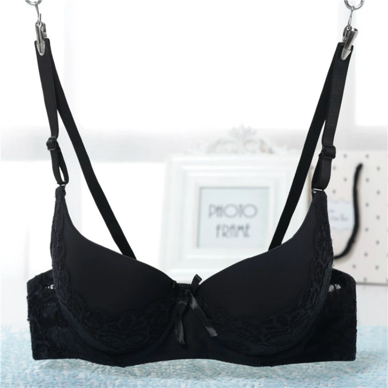 women sexy double push up bras one-piece seamless bra women push up bra invisible sexy push up bras for women lace gather