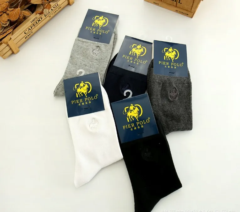 Носки без пятки из чистого хлопка льняные с вышивкой мужские повседневные носки