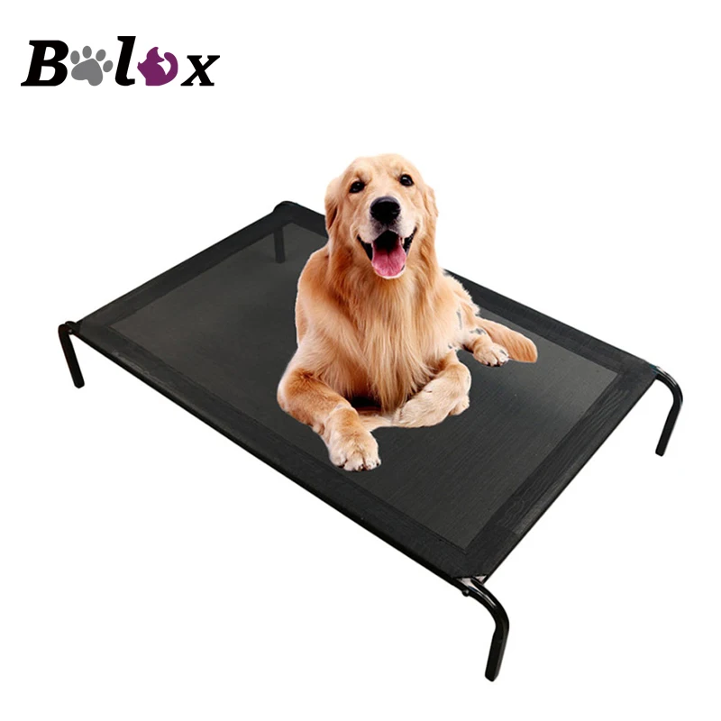 High Quality Black Elevated Pets Beds Mesh Pet Bed for Pets Breathable Fabric Superior Weight Capacity Dogs Bed Products