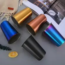 

TECHOME Modern Style Stainless Steel Drink Cup Fashion Coffee Cup Water Bottle Colorful Printing Street Fashion Store Cup Gifts