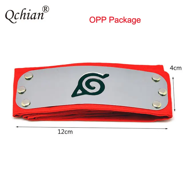 Naruto Headband for Men Women Leaf Village Konoha Uchiha Itachi Kakashi