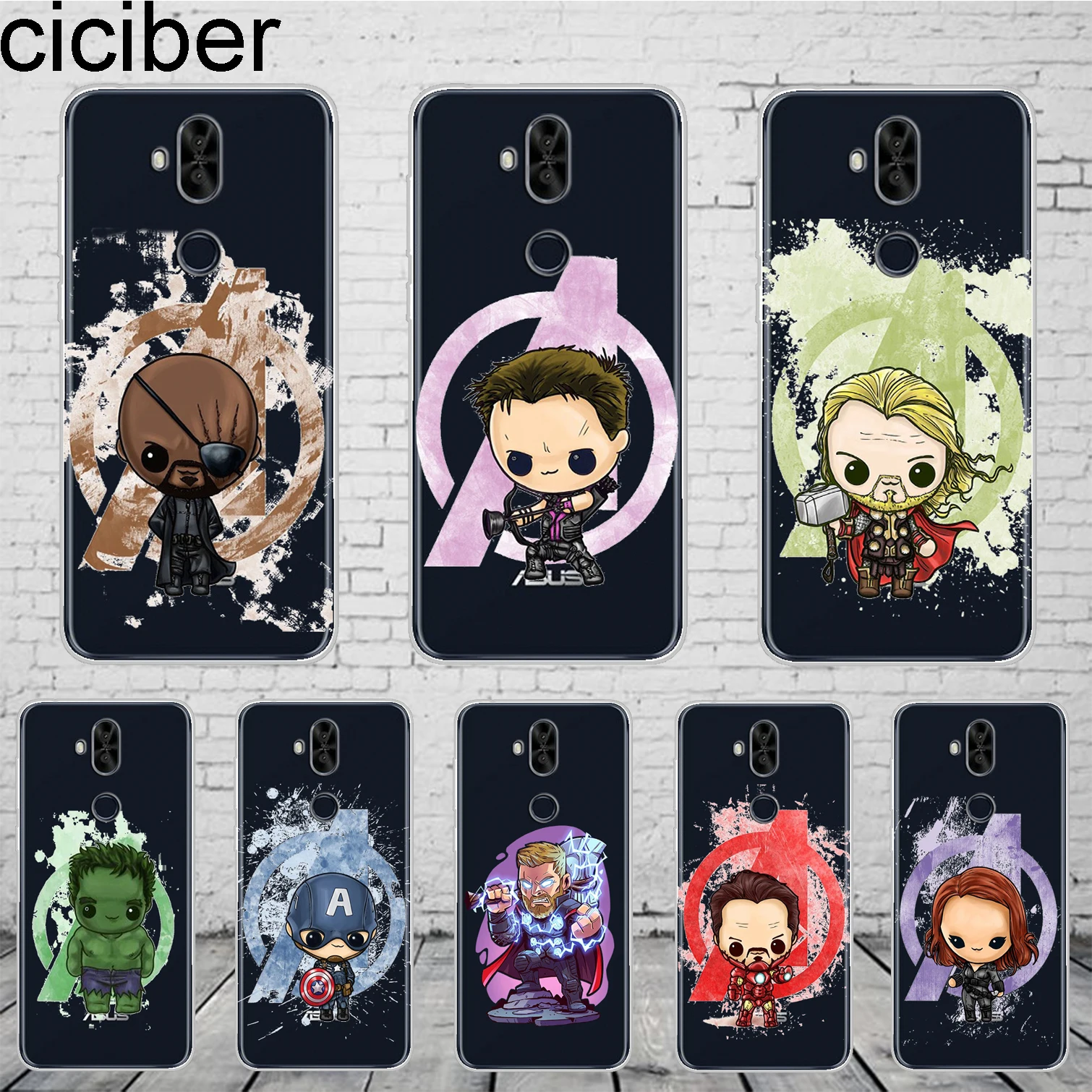 

ciciber Marvel Hulk Thor Cover For ASUS Zenfone Max Pro M1 ZB601KL ZB602KL For ZenFone Max Pro M2 ZB631KL ZB633KL Phone Case TPU