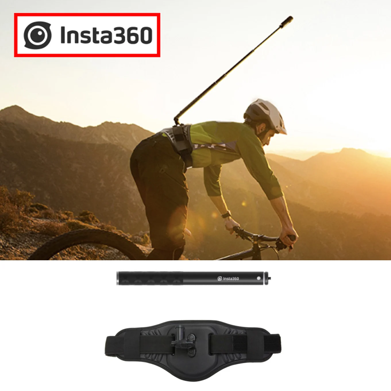 

Wearable Waist Strap with Invisible Selfie Stick for Insta360 ONE X and ONE