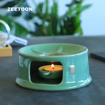 

Chinese Style Warm Tea Stove Warmer Teapot Trivets Holder Teaware Accessories Ceramic Heater / Candle Heating Coffee Milk Base