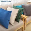 Solid Color Velvet Cushion  For Sofa Couch Turquoise Color Pillow Case For Bed Soft Touch Matching Curtain Home Decor ► Photo 1/6