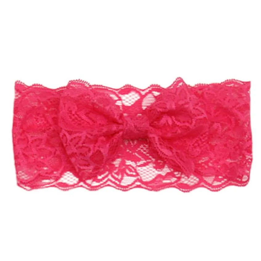

Girl Baby Headband Toddler Lace Big Bow Hair Band Flower Hair Accessories Head Wrap Headwear Baby Hair Accessories Jan16