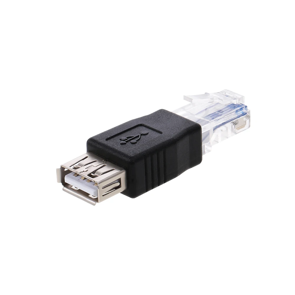 Портативный USB к RJ45 адаптеру USB2.0 гнезду Ethernet Штекерный разъем адаптера для ADSL