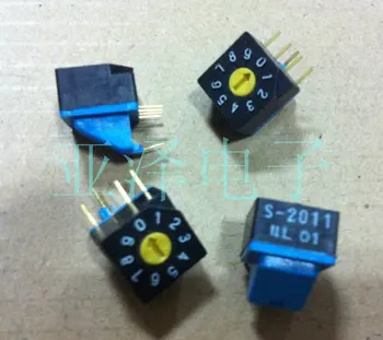 

2pcs COPAL Cobb 10 position rotary switch 0-9 rotary dial switch S-2011 switch is code encoding