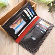 Open Men Clutch Bags PU Leather Wallet Men New Brand Wallets Male Long Wallets Purses carteira masculina D1052-1