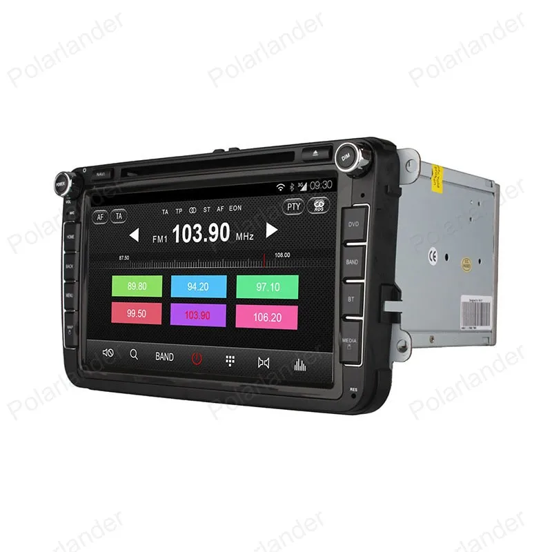 Best Android4.4 Car DVD For VW Golf 5 6 Polo Passat Jetta Tiguan Touran Skoda Octavia Seat Quad Core wifi 3G GPS radio 25