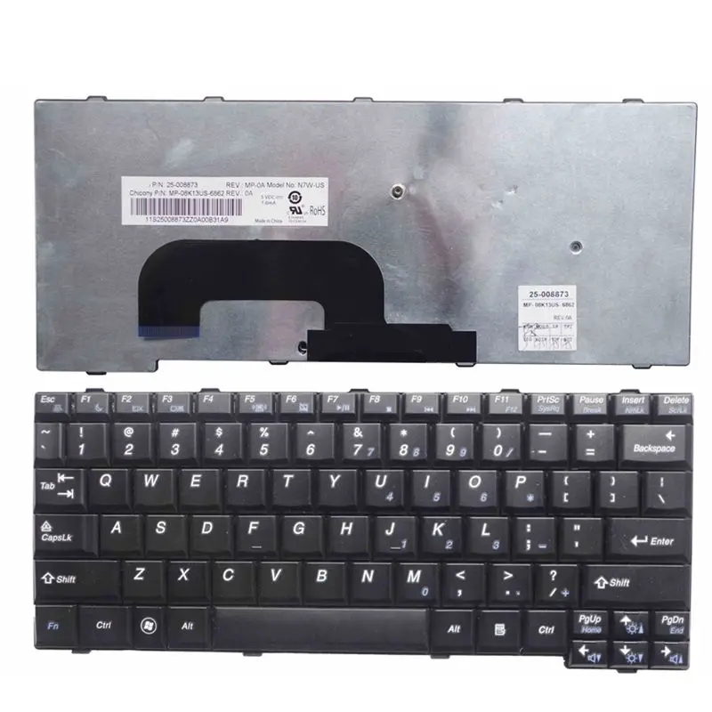 RU black New FOR Lenovo K26 K23 N7W Laptop Keyboard Russian