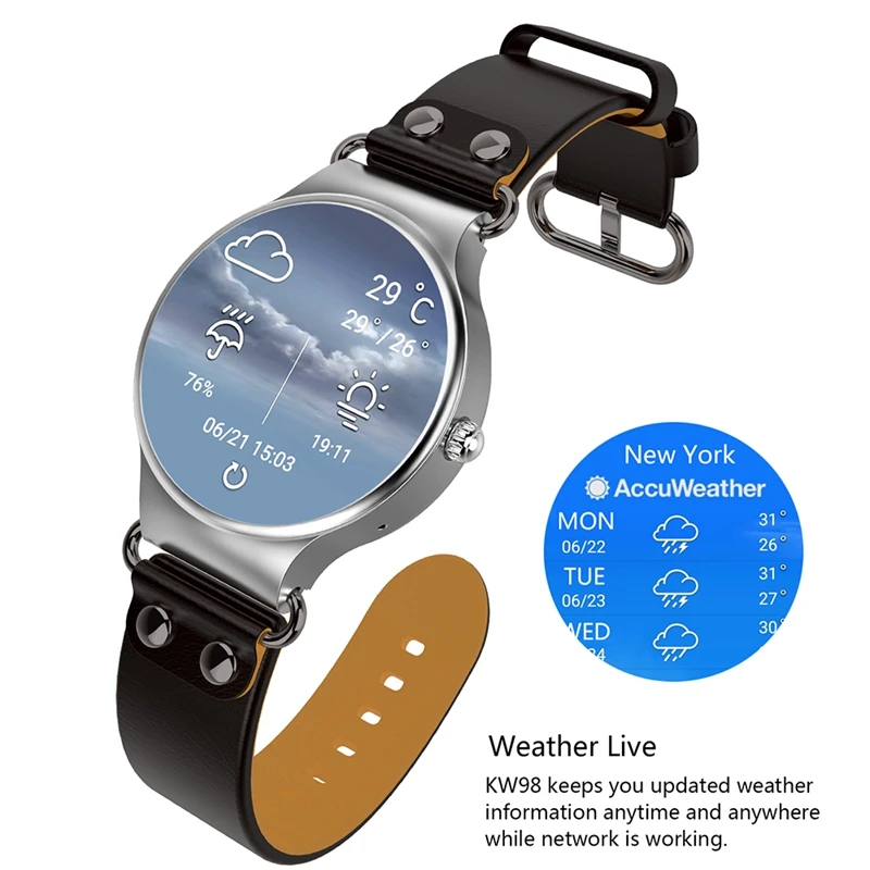 KW98 Smart Watch Android 5.1 3G WIFI GPS Watch Smartwatch iOS Android
