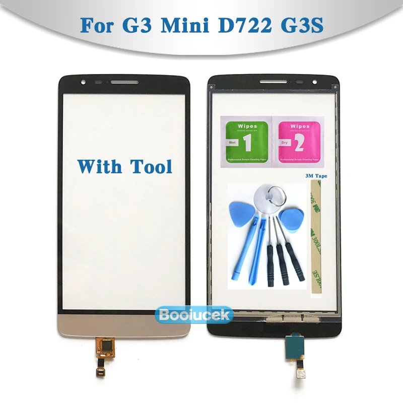Дигитайзер сенсорного экрана для LG G3 Mini D722 D724 G3S экран 5 дюймов внешнее стекло