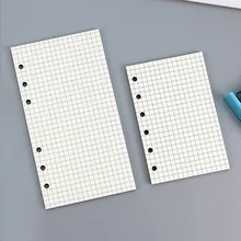 Классический 6 отверстий записная книжка внутренний бумажный сердечник/Заправка внутренние бумаги A5 A6