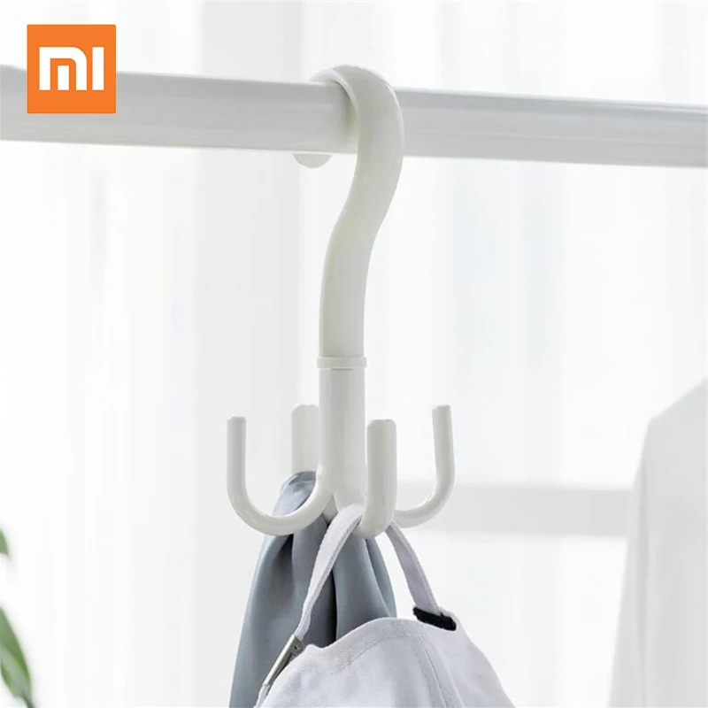 Многофункциональная вешалка для полотенец Xiaomi двойного назначения с вращением