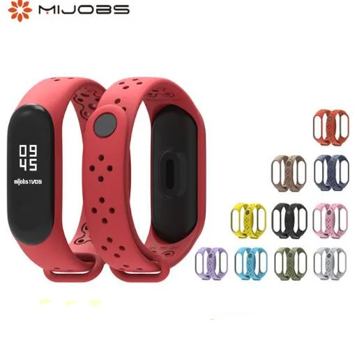 

Mijobs Mi Band bracelet for Mi Band 3 Sport Silicone Bracelet Mi Band 3 strap