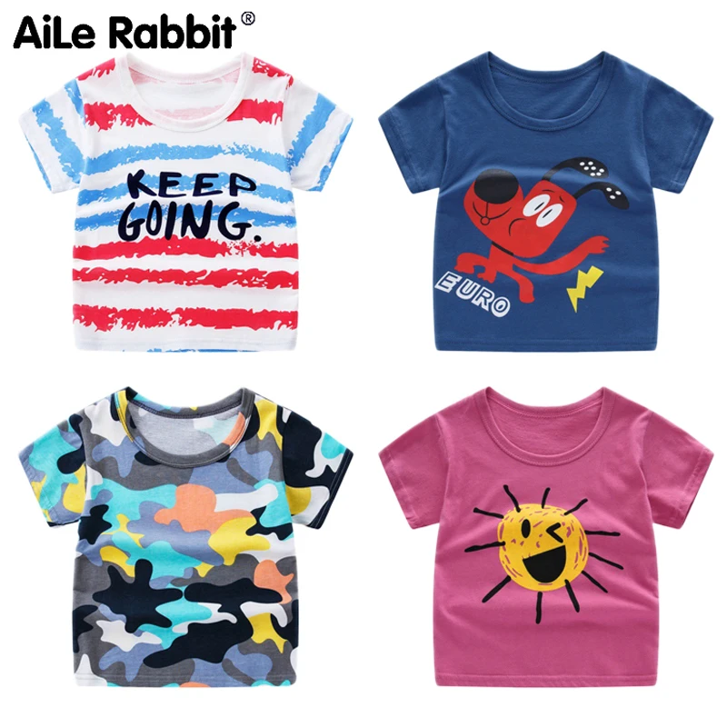 

Korean Children's Garment Summer 2019 New Pattern Baby Short Sleeve T Pity Boy Half Sleeve Undershirt Children Clothes