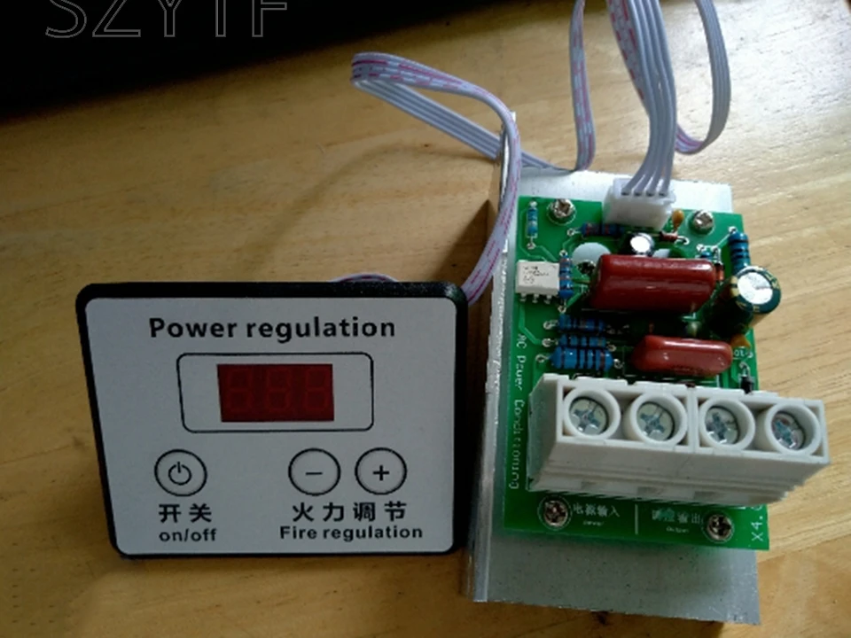 

10000W thyristor super high power electronic digital regulator, dimming, speed regulation, temperature regulation