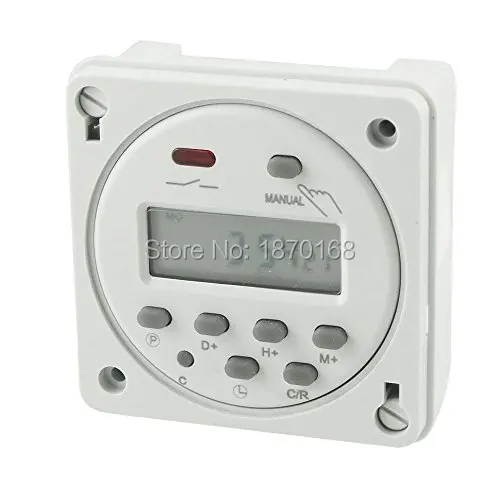 

Cn101a layar dipimpin waktu Digital saklar, Progerammable Timer AC / DC 12 V 16A