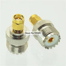 3 шт. адаптер SO239 UHF Женский Джек SMA штекер RF разъем прямой