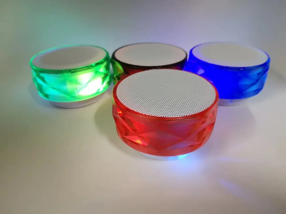 

Bolida wirelesss A66 LED glowing Bluetooth receiver Hands-free Music Player metal Bluetooth speaker For iPhone xiaomi Oppo