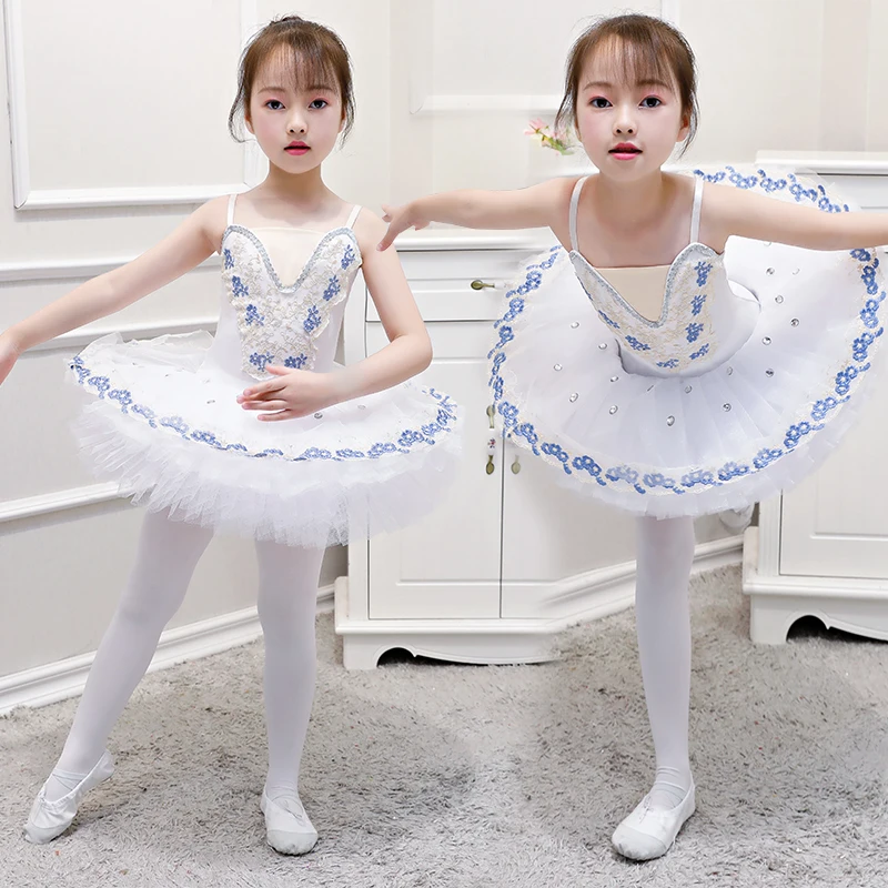 

Child Ballet Dance Dress for Stage Girl Swan Lake Ballet Tutu Dancewear for Party Kids Ballerine Dance Costume for Performance
