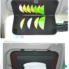 2 цвета автомобильный солнцезащитный козырек тканевые коробки и Авто козырек от солнца Автомобильный солнцезащитный козырек CD/держатель для DVD авто украшение интерьера аксессуары