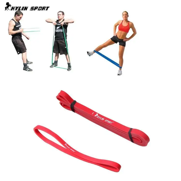 free shipping set of 2 red short resistance band workout exercise belts