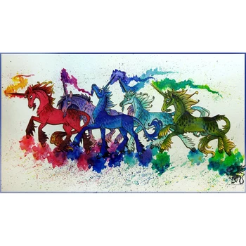 

unicorn diamond Embroidery diy diamond painting mosaic diamand painting 3d cross stitch diamond pictures H855