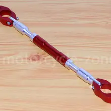 Универсальный красный 7/" 22 мм мотоцикл руль мотоцикла ручные ручки рулевое колесо усиленный регулируемый крест-бар для Harley