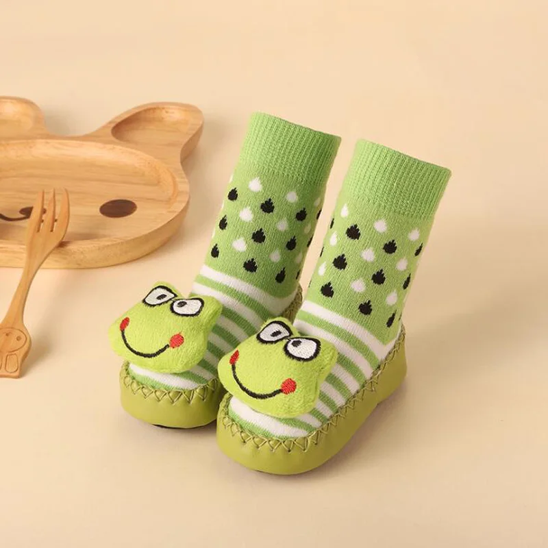 Новые модные стерео куклы детские носки для малышей мягкая подошва удобные нескользящие детские носки