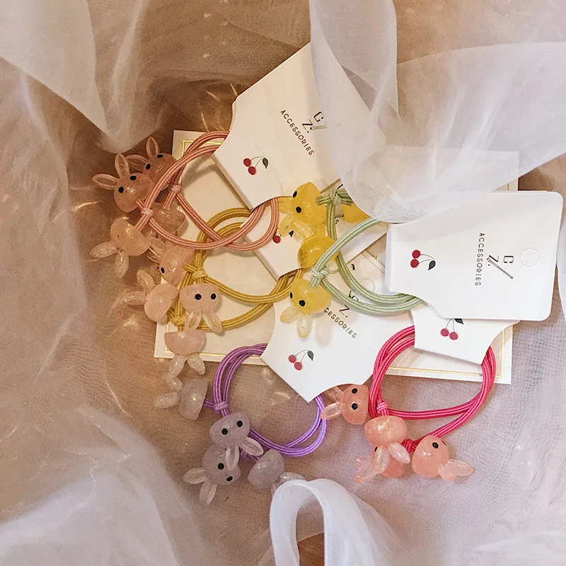 Бесплатная доставка ins бальное платье с бантом милое hairties Детские эластичные
