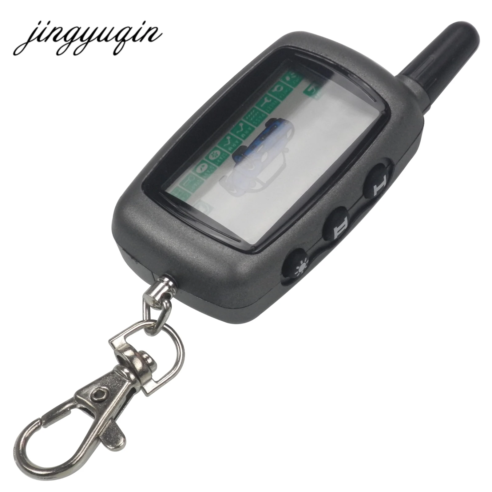 ЖК пульт дистанционного управления jingyqin A9 для Starline Twage KeyChian Fob двусторонняя
