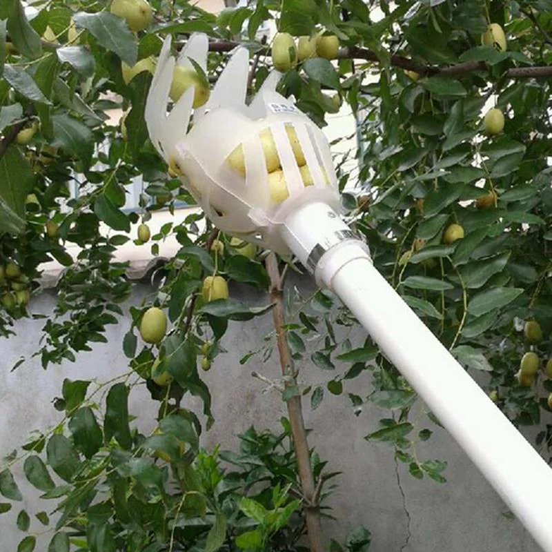 

New Hot Garden Tools Fruit Picker Head Plastic Fruit Collection Tools Fruit Catcher Apple Picking Citrus Pear Fishing Hand Tools