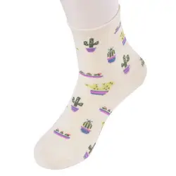 NIBESSER/модные милые короткие носки с рисунками из мультфильмов для мужчин и женщин, короткие носки с растениями, женские мужские носки до