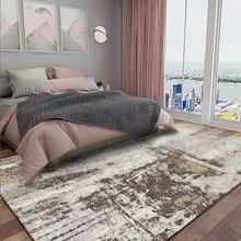 Абстрактный современный верблюжий серый прикроватный коврик для спальни гостиной кухни Противоскользящий коврик для ванной комнаты Впитывающий Коврик на заказ