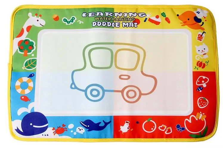46x30cm 4 color Water Drawing Toys Mat Aquadoodle Mat&amp1 Magic Pen/Water board/baby play mat | Игрушки и хобби