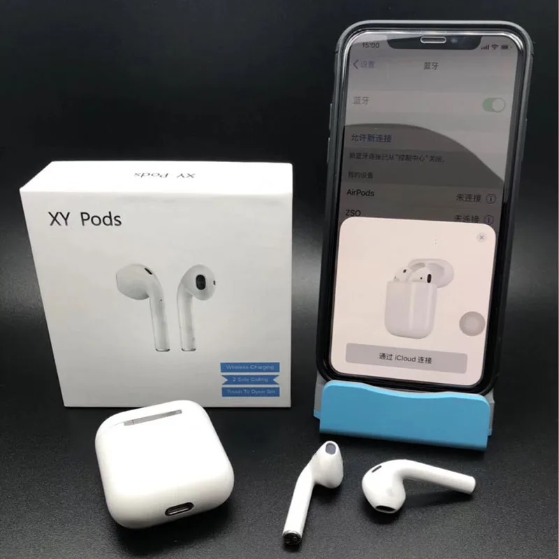 

XY Pods Air Pods Bluetooth Earphones Pop-up Window Auto Pairing Wireless Headphones Earbuds Touch Control Headset For Iphone