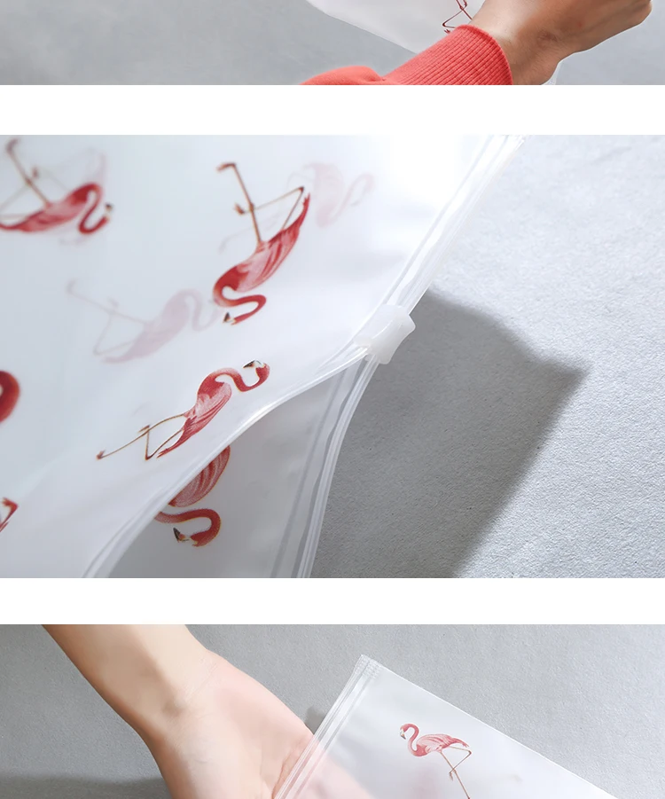 Soomile-Transparent-multi-purpose-waterproof-sealed-travel-bag-Flamingo-EVA-Travel-Organizer-Clothes-and-shoes-sorting-bags-NEW_09