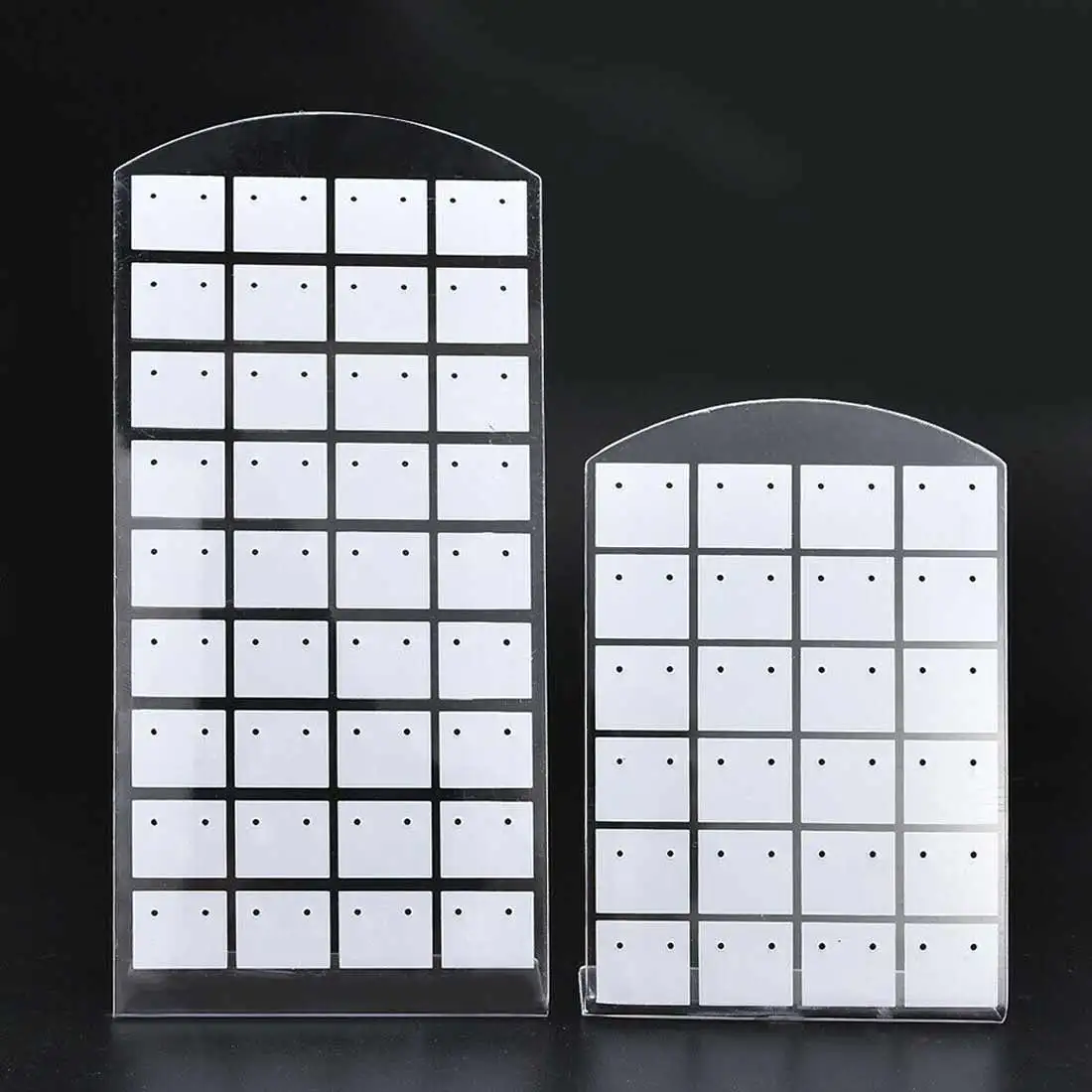 L-образные серьги Ювелирная оправа 36 пар 24 пары 12 пар ювелирных изделий черный и белый дисплей стенд