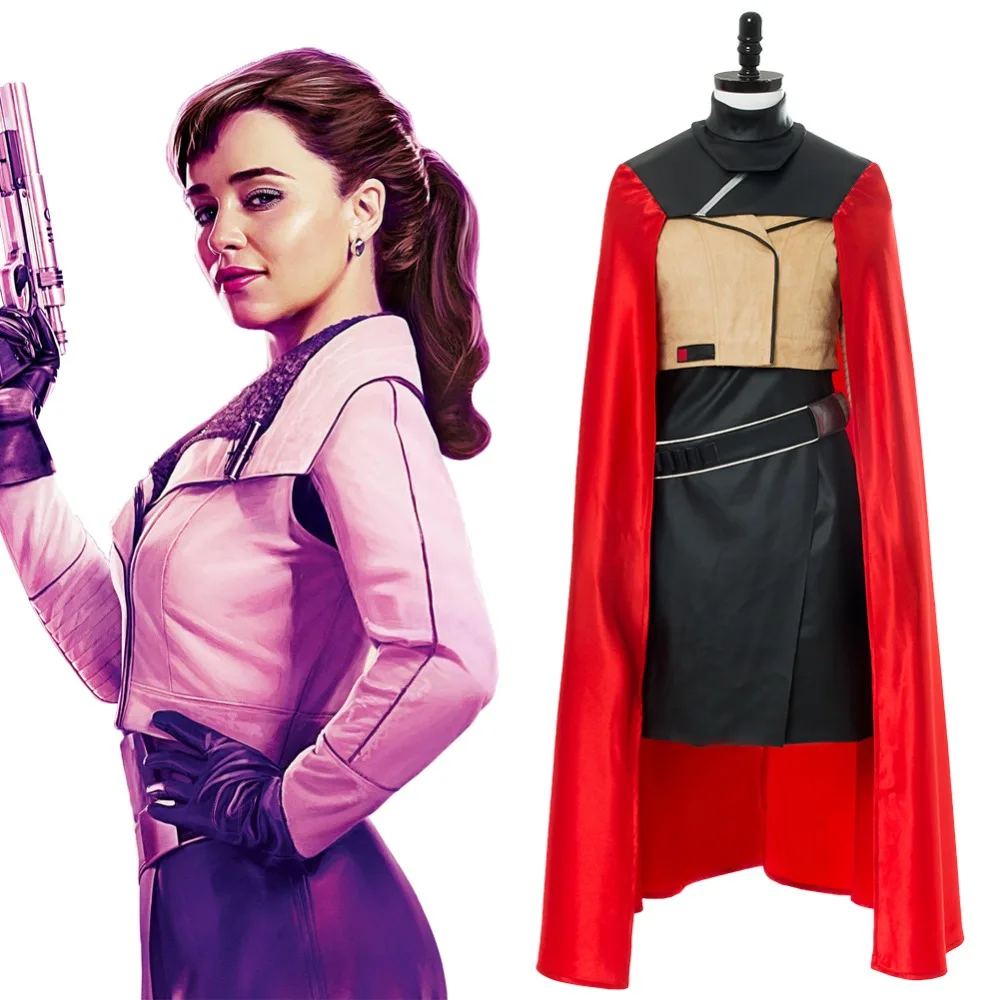 Solo: A Star Wars Story Cosplay Costume Qi'ra Cape Jacket Adult Women