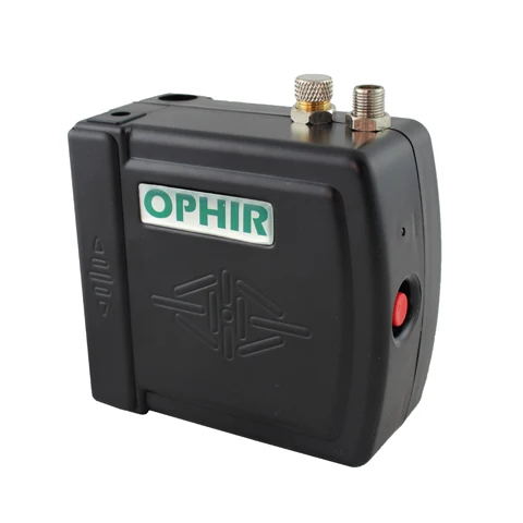 OPHIR PRO0.5mm двойного действия Аэрограф Комплект с мини компрессор для макияжа/ногтей/украшения торта хобби_ AC003G+ AC006+ AC011 - Цвет: Black