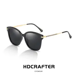HDCRAFTER Брендовая Дизайнерская обувь солнцезащитные очки Для женщин поляризационные солнцезащитные квадратные для дам 100% УФ-защитой