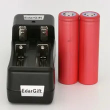 2PCS 3.7V 2600MAH UR18650ZY Rechargeable li-ion Battery For Sanyo +1PCS Charger