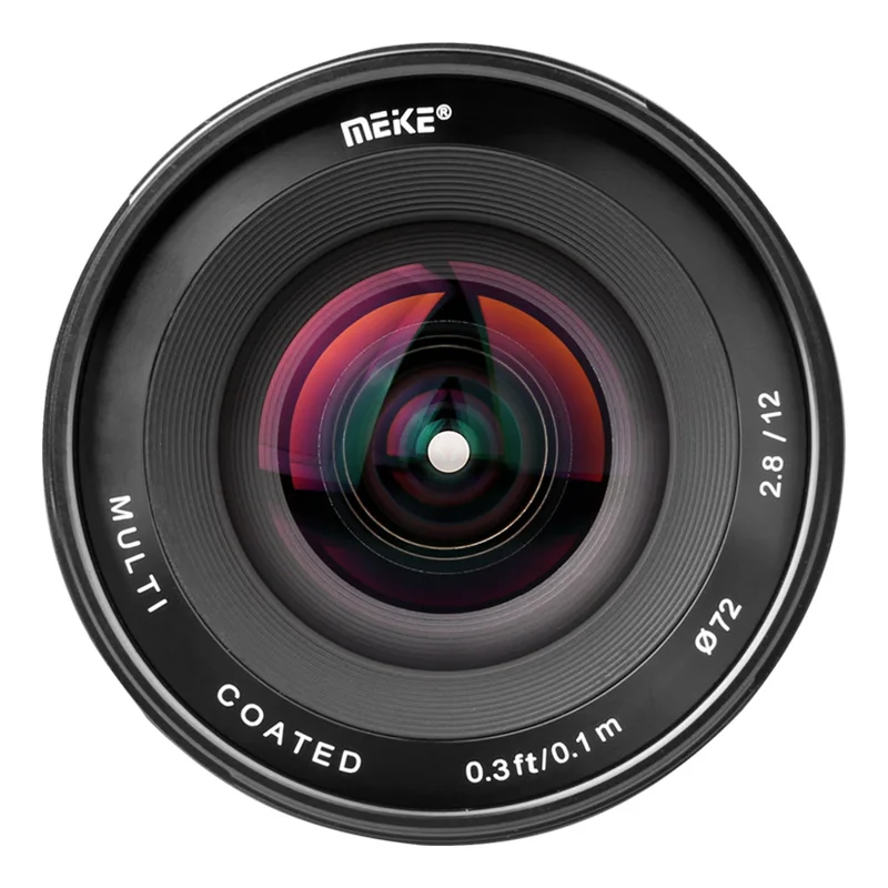 Meike 12 мм f/2,8 широкоугольный объектив с ручным фокусом для беззеркальной камеры Panasonic Olympus с APS-C