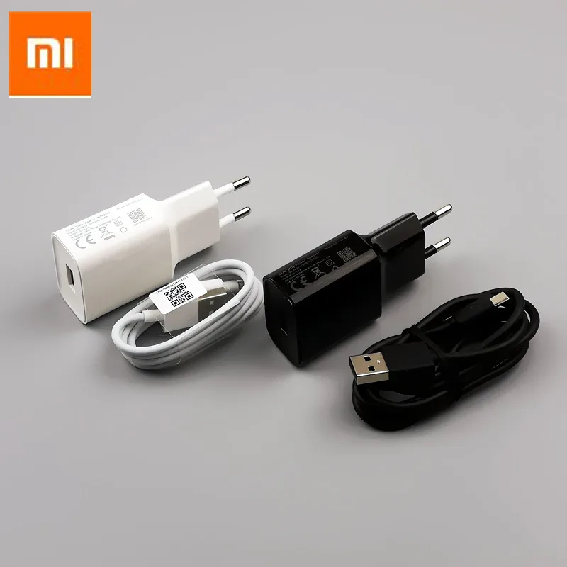 Original xiaomi mi a2 lite Wall Charger 5V/2A EU Power adapter Charge Micro usb cable for redmi