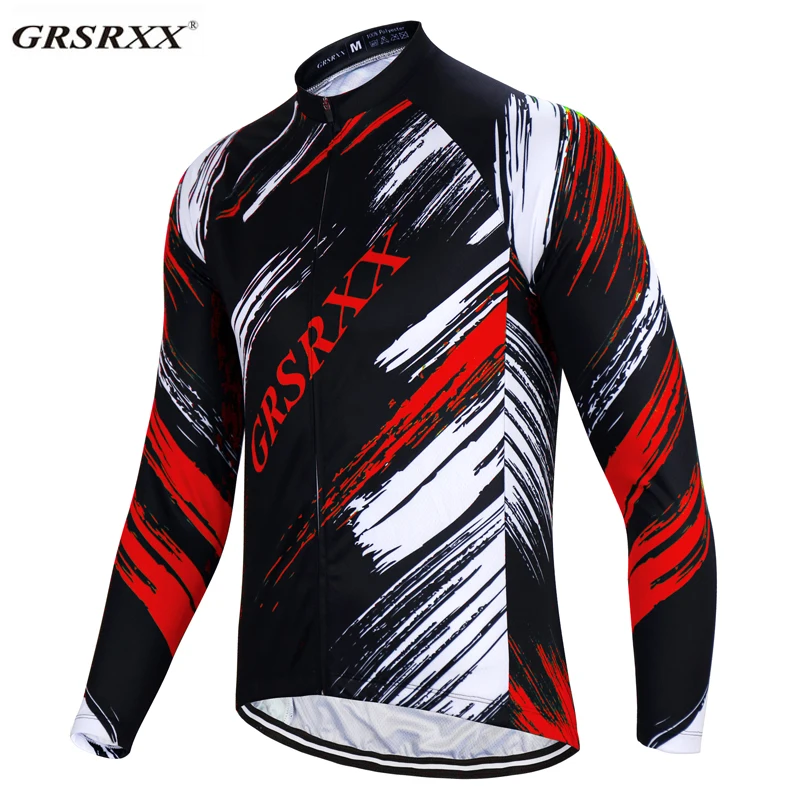 Cycling Jersey GRSRXX Pro велосипедная одежда с длинными рукавами Осенняя мужская одежда из Джерси для горного велоспорта велосипедная одежда спортивная одежда Ropa Ciclismo - Цвет: Cycling Jersey